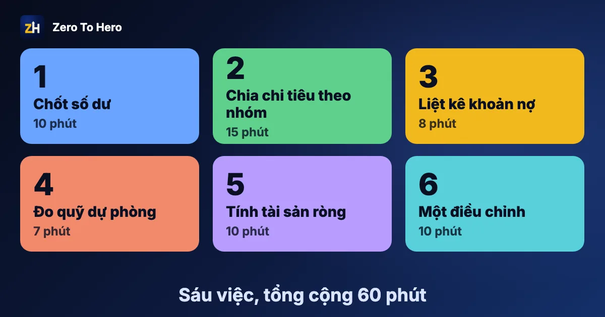 Tổng kết tài chính cá nhân cuối năm: checklist sáu việc từ số dư, chi tiêu, khoản nợ đến một điều chỉnh cho năm sau